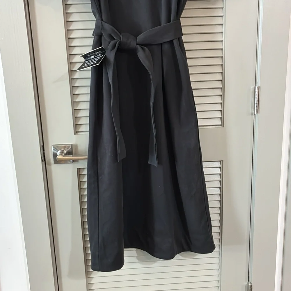 NWT Tuckernuck Black faux Suede  midi Dress Sz S - Picture 6 of 9